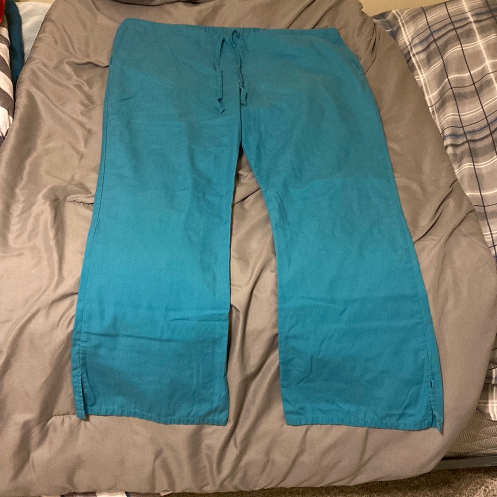 Light Blue Scrub Pants